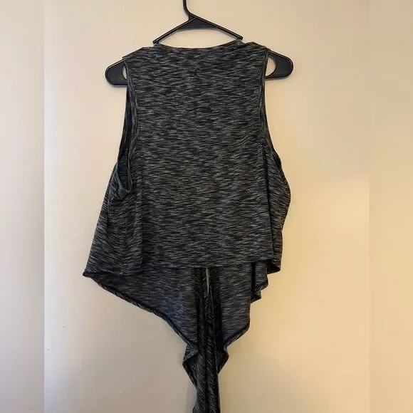 ZYIA Active Black Infinity Tank Top Split Tie Front Size XXXL - Picture 4 of 9